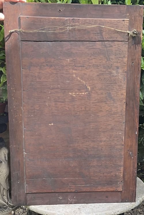 ENGLISH REGENCY MAHOGANY WALL MIRROR C1830 - ADDITIONAL PHOTO 3