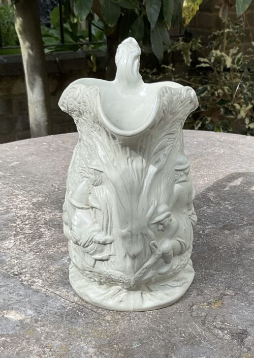 JONES WALLEY GIPSEY RELIEF MOULDED JUG C1850 - ADDITIONAL PHOTO 3