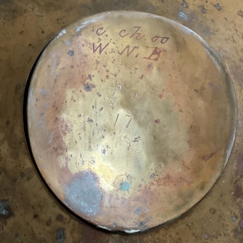 BENHAM AND FROUD BOW ROOM BRASS COAL HELMET C1880 - ADDITIONAL PHOTO 2