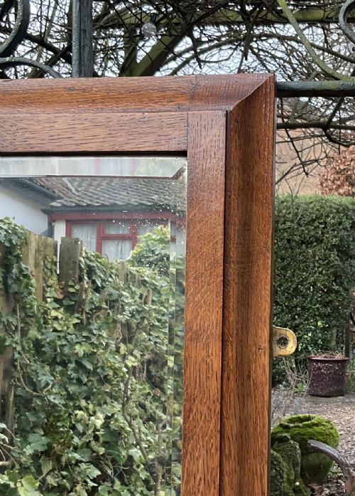 fig 1. ARTS AND CRAFTS OAK DRESSING MIRROR c1910