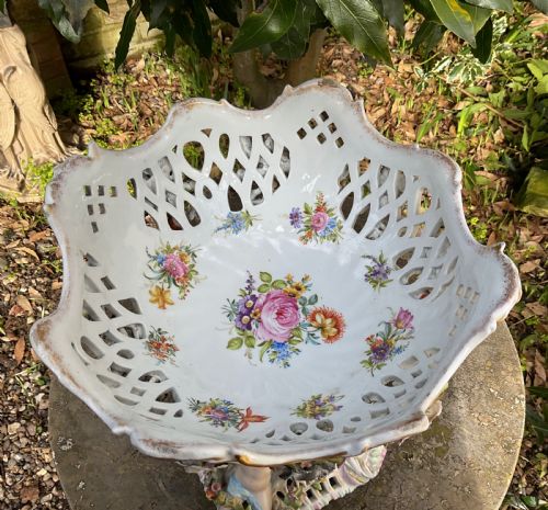 LARGE GERMAN PORCELAIN CENTREPIECE C1910 - ADDITIONAL PHOTO 4