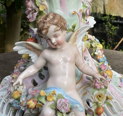 LARGE GERMAN PORCELAIN CENTREPIECE C1910 - ADDITIONAL PHOTO 14