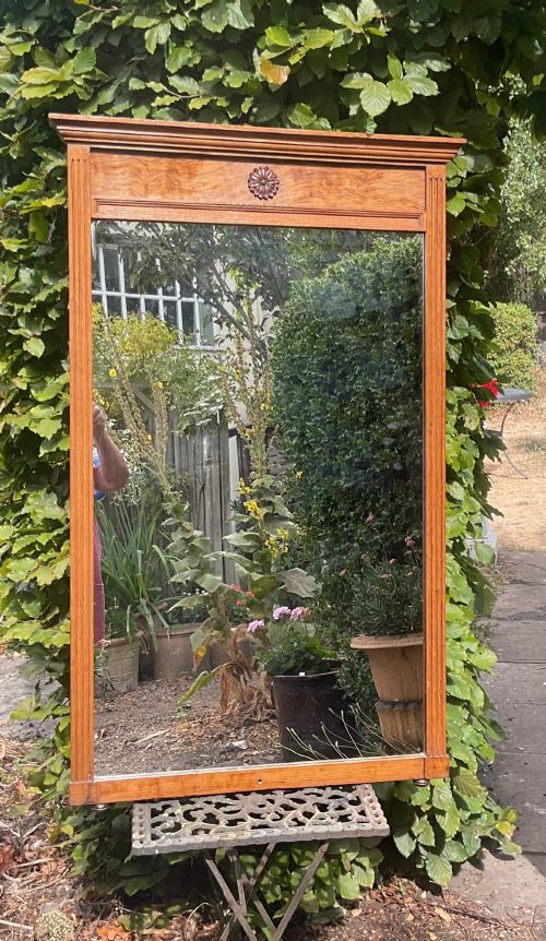 Blonde Oak Dressing Mirror C1910