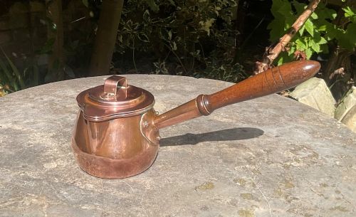 Georgian English Copper Brandy Warmer C1830