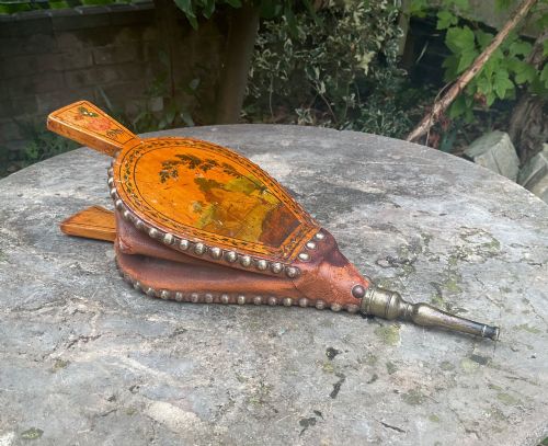 Pair of Regency Handpainted Bellows C1830