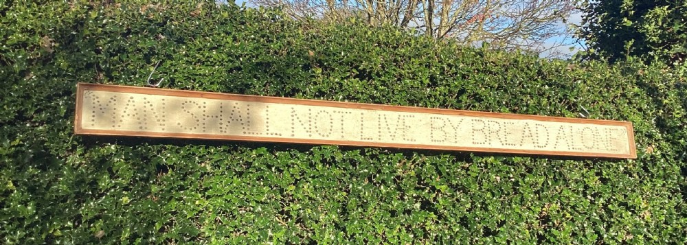 7ft LONG PAINTED PINE DISPLAY SIGN