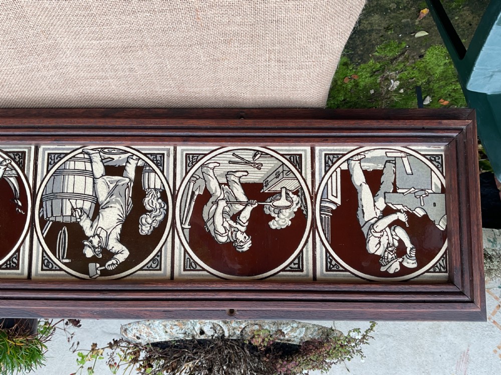 SET 9 ARTS & CRAFTS MAW & Co TRADES TILES c1880 View II