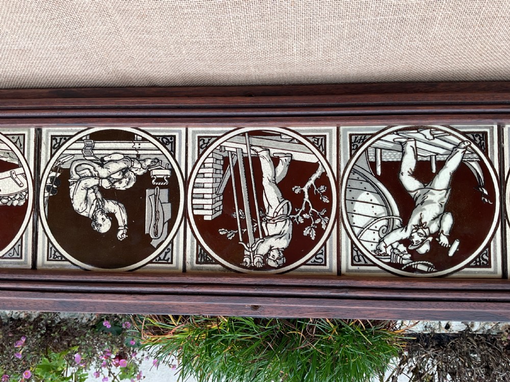 SET 9 ARTS & CRAFTS MAW & Co TRADES TILES c1880 View III