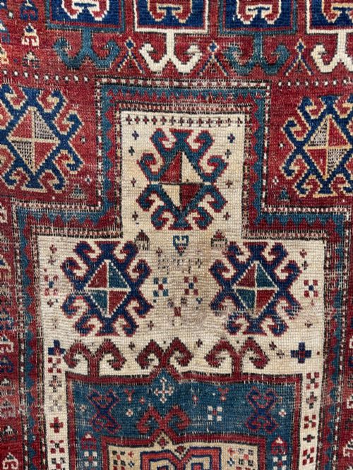 CAUCASIAN FACHRALO PRAYER RUG - ADDITIONAL PHOTO 7