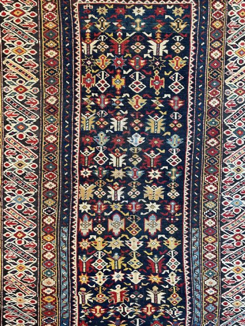 ANTIQUE CAUCASIAN CHICHI KUBA RUG - ADDITIONAL PHOTO 1
