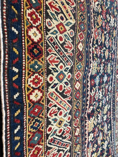 ANTIQUE CAUCASIAN CHICHI KUBA RUG - ADDITIONAL PHOTO 2