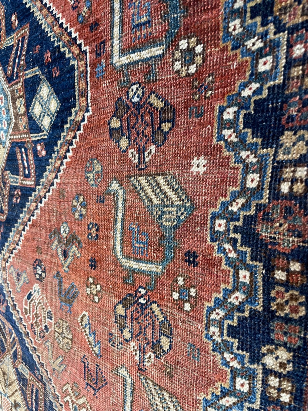 Antique Qashqai Rug View X