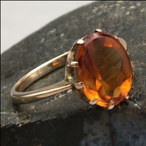 9ct Gold Citrine Ring