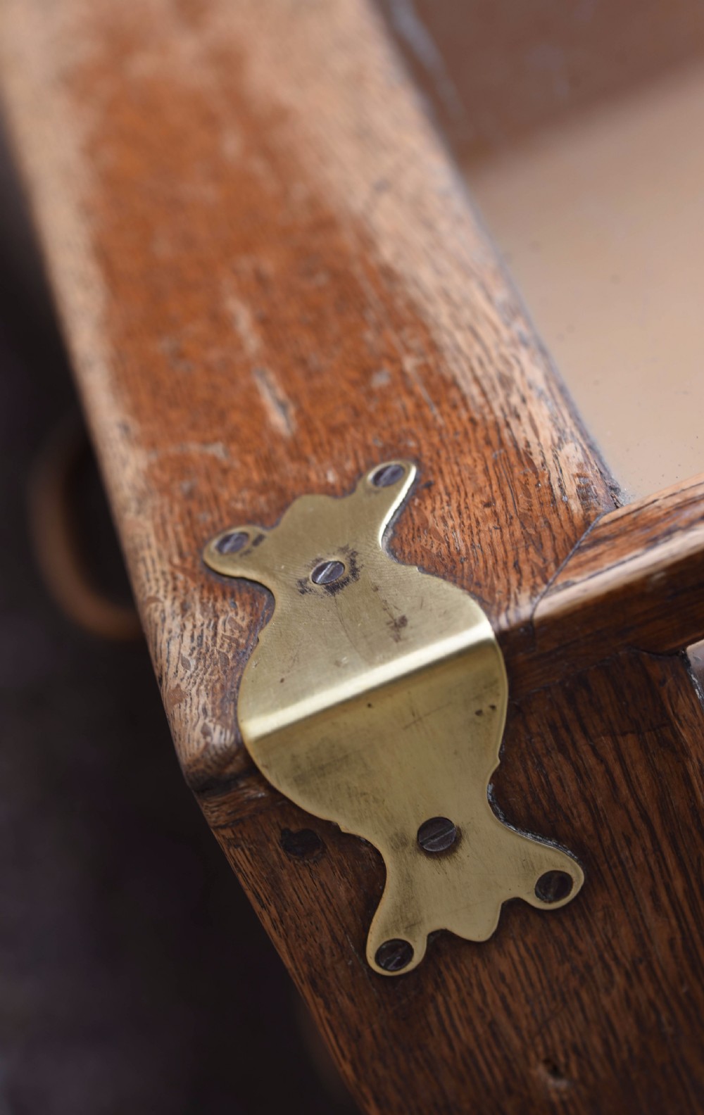 Oak haberdashery shop counter by J LE VINE London View XI