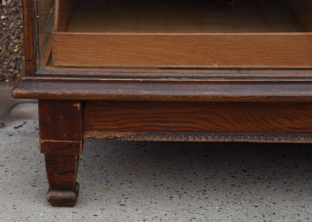 Oak haberdashery shop counter by J LE VINE London View XIX