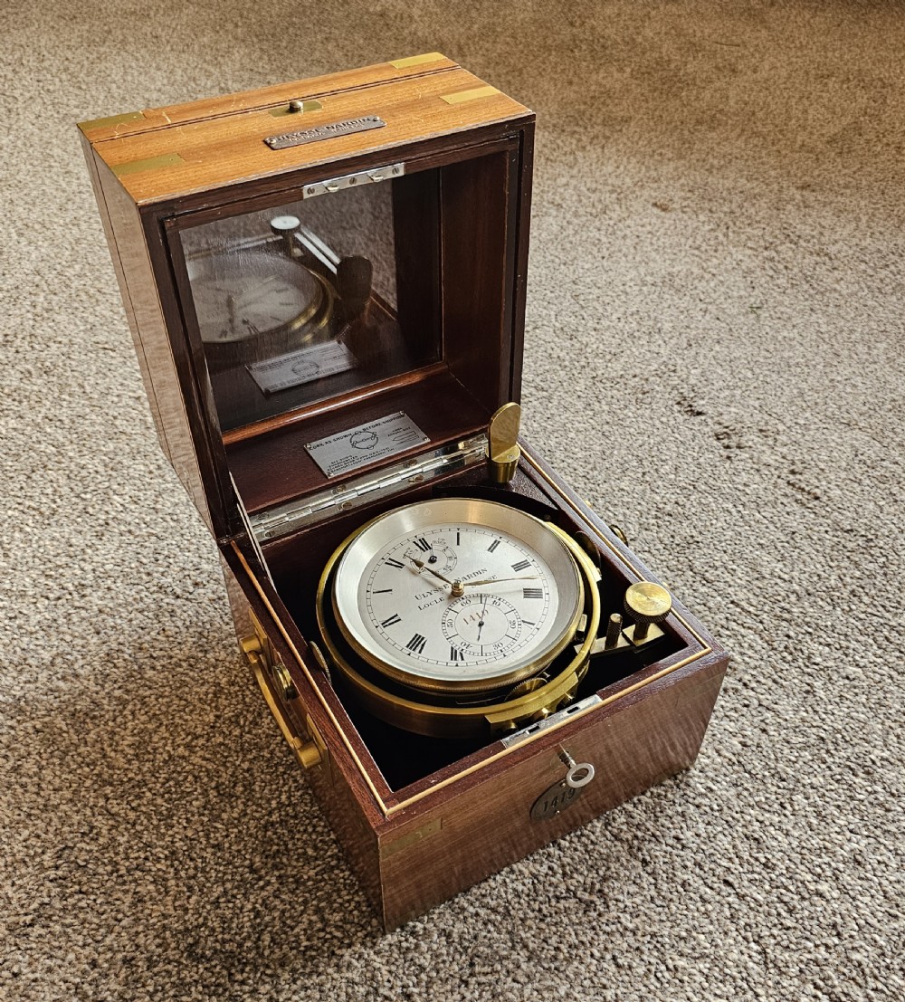 Superb Ulysse Nardin Marine Chronometer 1928 with History 