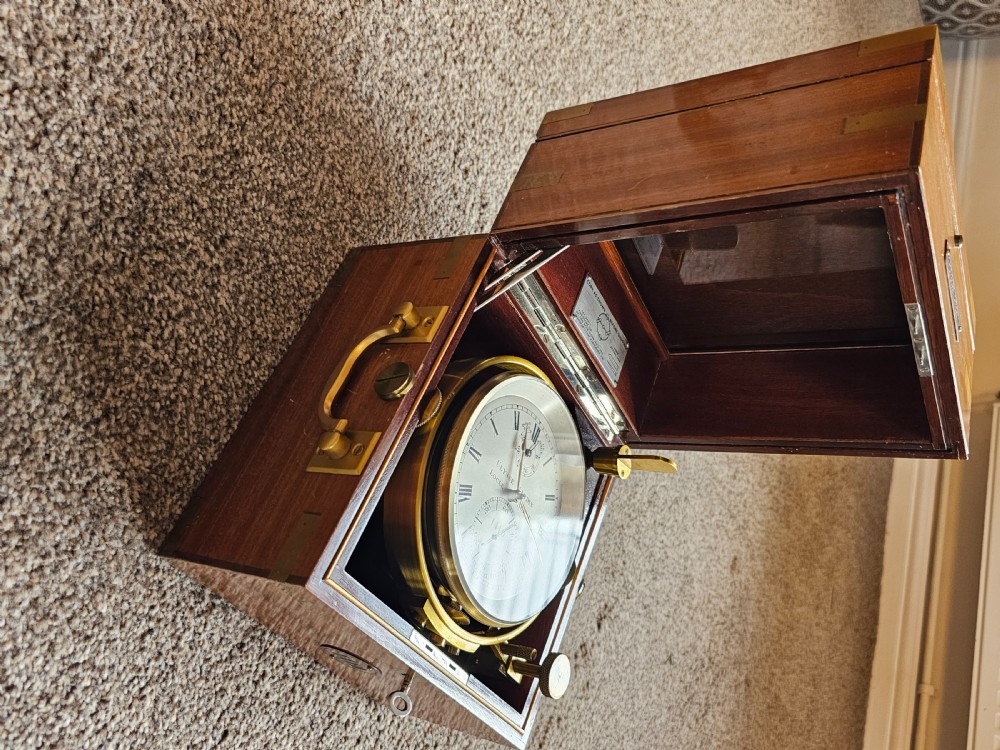 Superb Ulysse Nardin Marine Chronometer 1928 with History  View IV