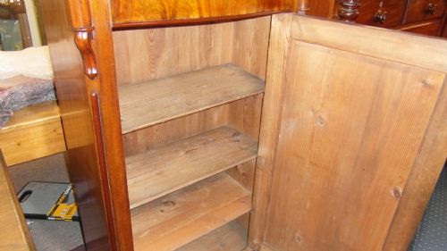 VICTORIAN FLAME MAHOGANY CABINET - ADDITIONAL PHOTO 4