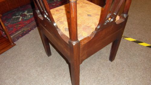 GEORGE III ELM CORNER CHAIR - ADDITIONAL PHOTO 4