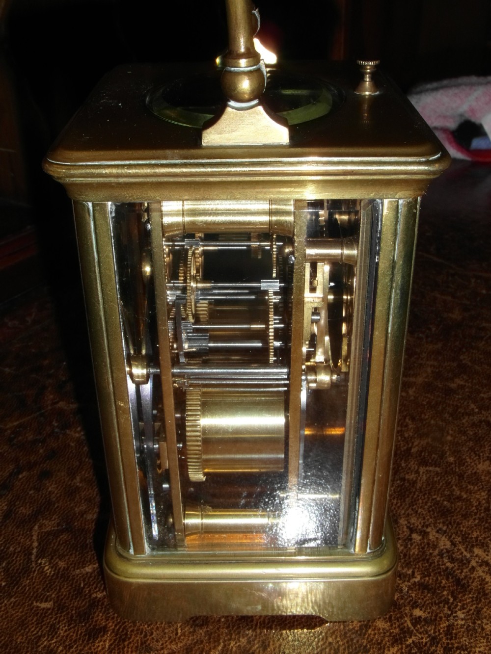 Striking Repeating French Carriage Clock J W Benson View III
