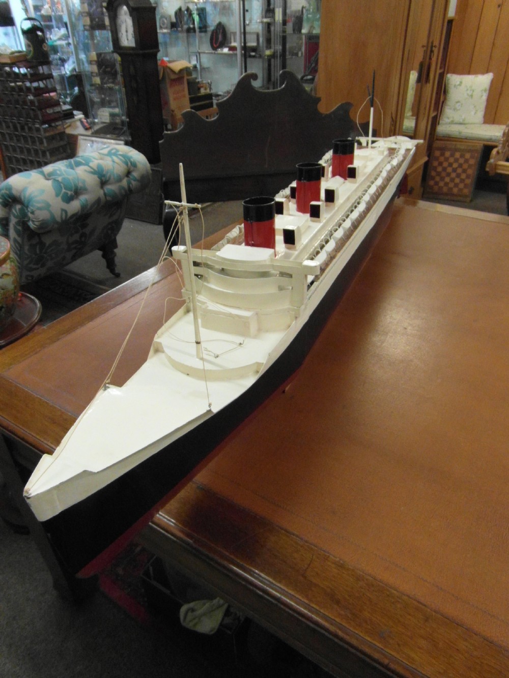 Queen Mary Cunard White Star Line Working Model Ship 
