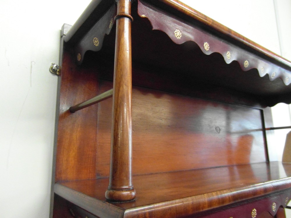 Georgian Mahogany  graduated Shelves View II