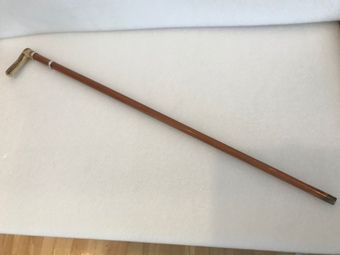Superb Gentleman’s Walking Stick Sword Stick with Silver Mounts