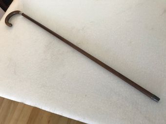 Gentleman’s Walking Stick Sword Stick with Silver Mount