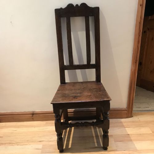 1680’S Oak Pegged Chair