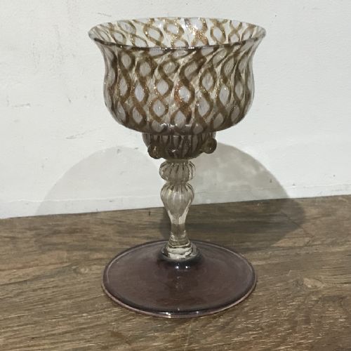Venetian  Glass, Wine Glass Circa 18th Century