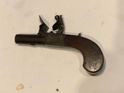 Flintlock Pistol by Nock of London