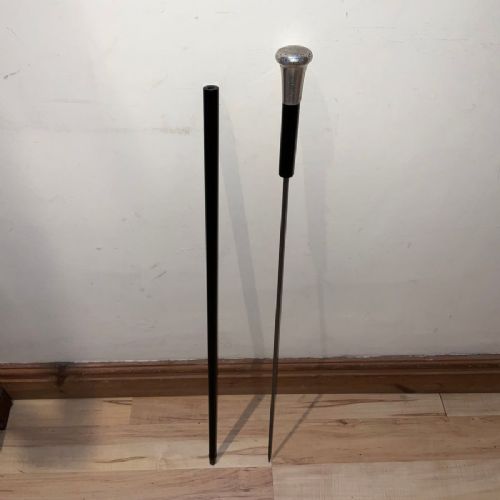 Gentleman’s Walking Stick Sword Stick London 1910 Hallmark