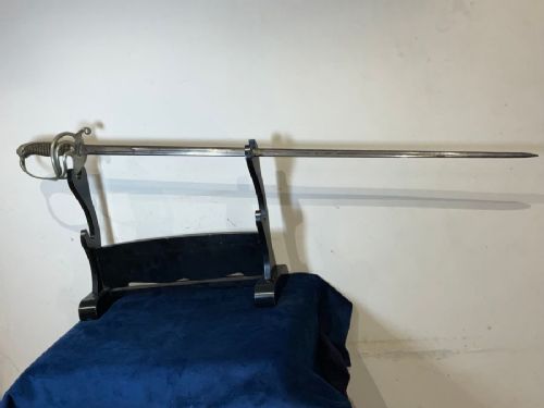 French Sword Double Edged Opposing Fullers