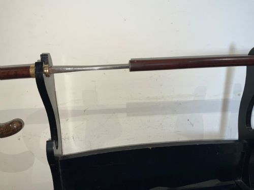 SUPERIOR KENDAL GENTLEMANS WALKING STICK SWORD STICK - ADDITIONAL PHOTO 3