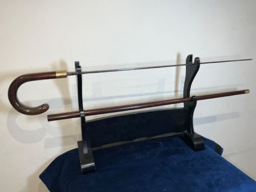 SUPERIOR KENDAL GENTLEMANS WALKING STICK SWORD STICK - ADDITIONAL PHOTO 4
