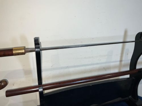 SUPERIOR KENDAL GENTLEMANS WALKING STICK SWORD STICK - ADDITIONAL PHOTO 7
