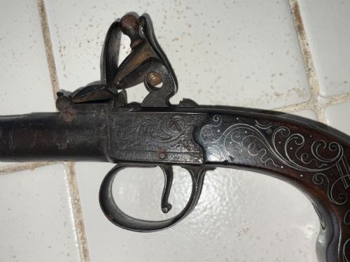 QUEEN ANN FLINTLOCK PISTOL - ADDITIONAL PHOTO 9