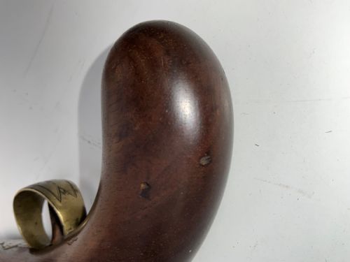 A RARE FLINTLOCK OVERCOAT PISTOL FOR AN INSPECTOR OF MAIL COACHES - ADDITIONAL PHOTO 5