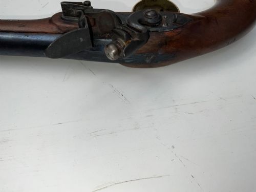 A RARE FLINTLOCK OVERCOAT PISTOL FOR AN INSPECTOR OF MAIL COACHES - ADDITIONAL PHOTO 6