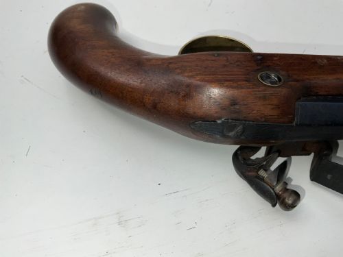 A RARE FLINTLOCK OVERCOAT PISTOL FOR AN INSPECTOR OF MAIL COACHES - ADDITIONAL PHOTO 10