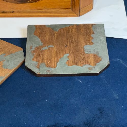 TEA CADDIE SATINWOOD WITH SHELL INLAYS GEORGIAN - ADDITIONAL PHOTO 8