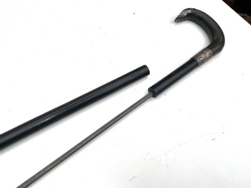 SUPERIOR GENTLEMANS WALKING STICK SWORD STICK - ADDITIONAL PHOTO 11