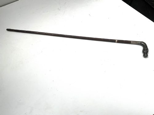THE FINEST GENTLEMANS WALKING STICK SWORD STICK WITH SILVER HORSES HEAD HANDLE - ADDITIONAL PHOTO 2