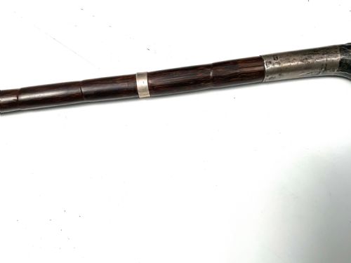THE FINEST GENTLEMANS WALKING STICK SWORD STICK WITH SILVER HORSES HEAD HANDLE - ADDITIONAL PHOTO 4