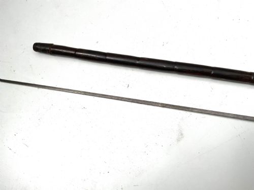 THE FINEST GENTLEMANS WALKING STICK SWORD STICK WITH SILVER HORSES HEAD HANDLE - ADDITIONAL PHOTO 14