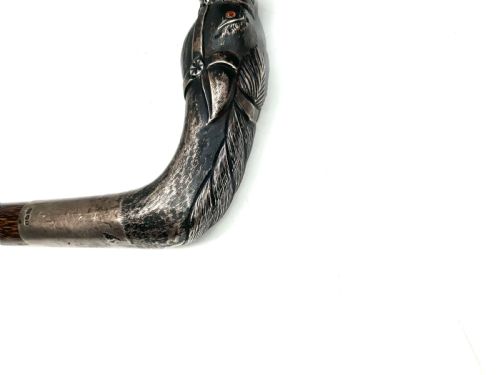 THE FINEST GENTLEMANS WALKING STICK SWORD STICK WITH SILVER HORSES HEAD HANDLE - ADDITIONAL PHOTO 17