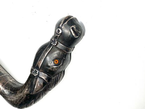 THE FINEST GENTLEMANS WALKING STICK SWORD STICK WITH SILVER HORSES HEAD HANDLE - ADDITIONAL PHOTO 18