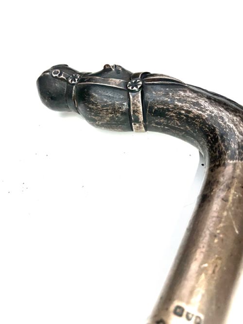 THE FINEST GENTLEMANS WALKING STICK SWORD STICK WITH SILVER HORSES HEAD HANDLE - ADDITIONAL PHOTO 19