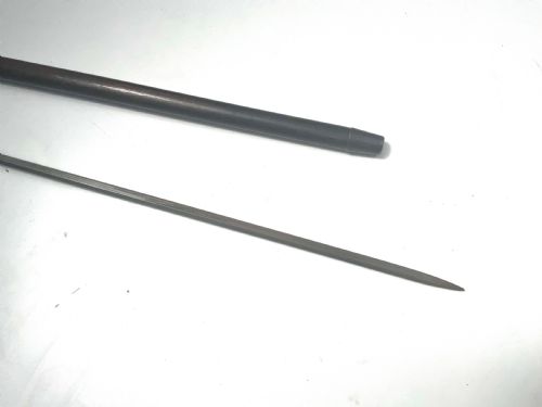 HORN HANDLED GENTLEMANS WALKING STICK SWORD STICK WITH SILVER COLLAR - ADDITIONAL PHOTO 14