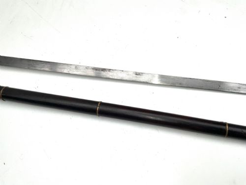 GENTLEMANS WALKING STICK SWORD STICK VICTORIAN - ADDITIONAL PHOTO 2
